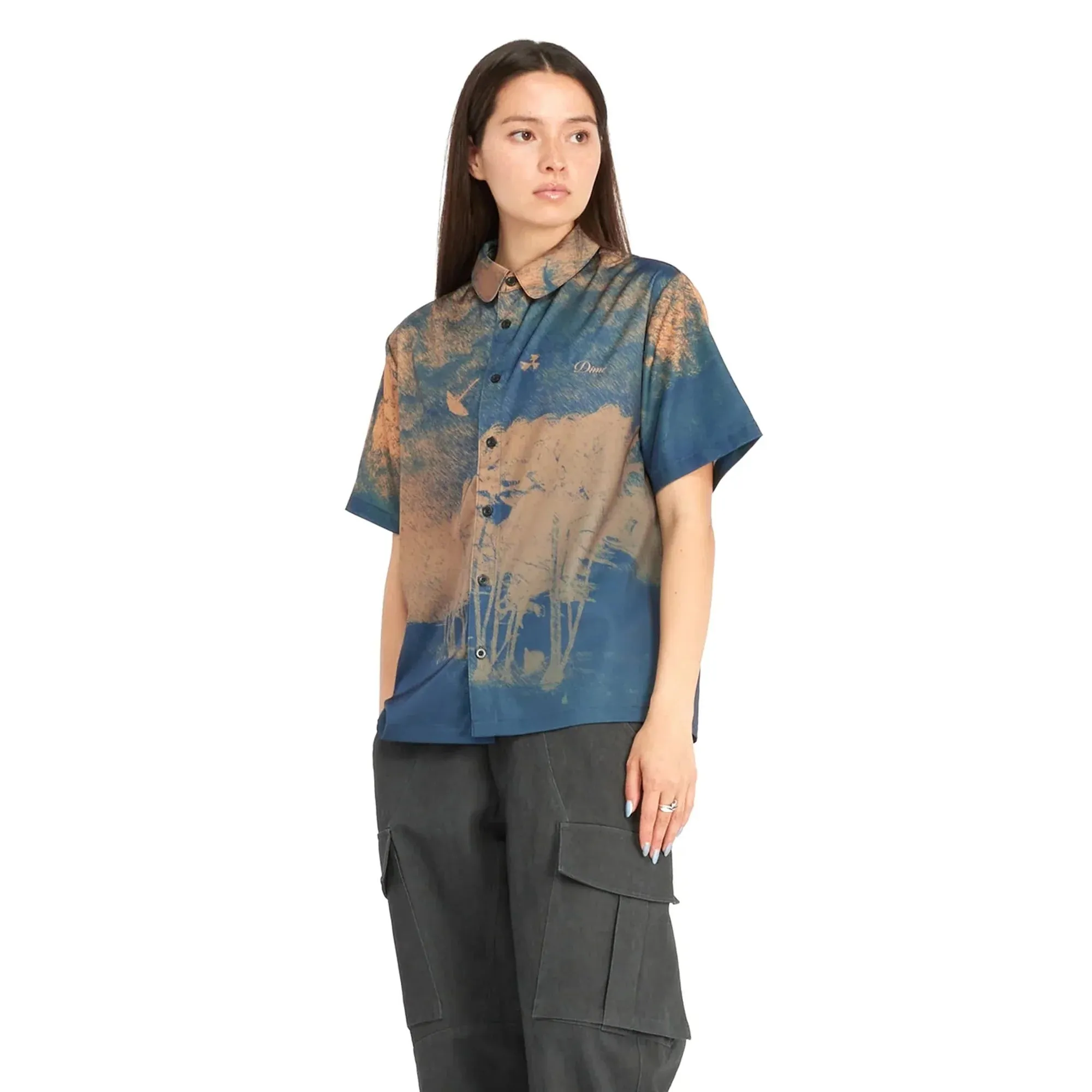 DAY OFF BUTTON UP - PEACH sold by Lapstone & Hammer product image thumbnail 4