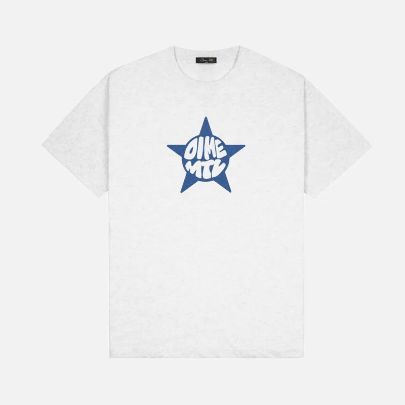 STAR T-SHIRT - ASH sold by Lapstone & Hammer