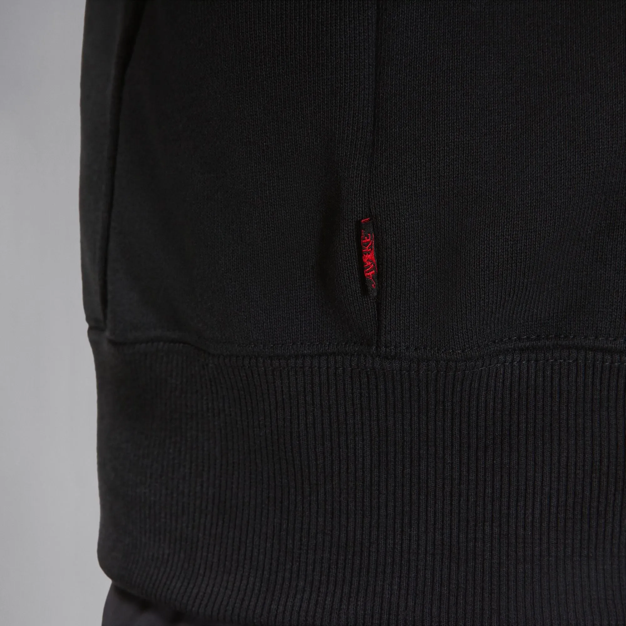 AWAKE NY X JORDAN FULL-ZIP HOODIE "BORO" - BLACK sold by Lapstone & Hammer product image thumbnail 5