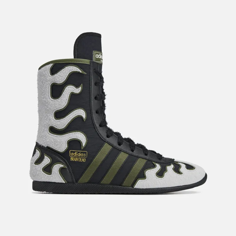 BRAIN DEAD X ADIDAS JAPAN HI - CORE BLACK / CRYSTAL WHITE / GOLD METALLIC sold by Lapstone & Hammer