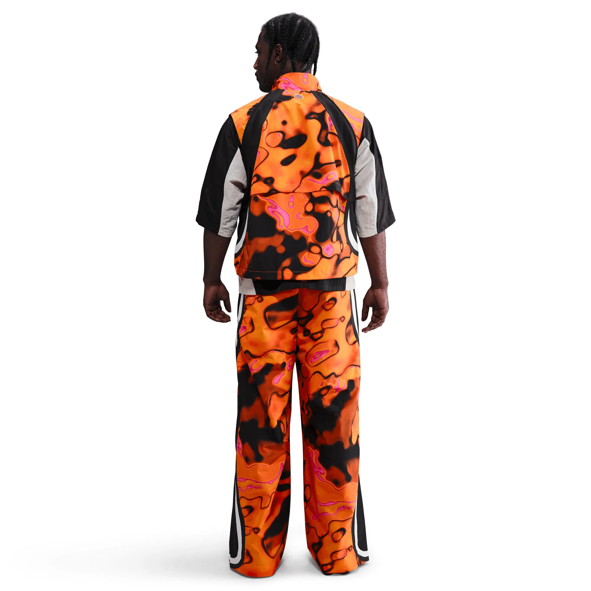 PROJECT F.R.O.G STORM-FIT TRACK PANT - TOTAL ORANGE / WHITE sold by Lapstone & Hammer product image thumbnail 3