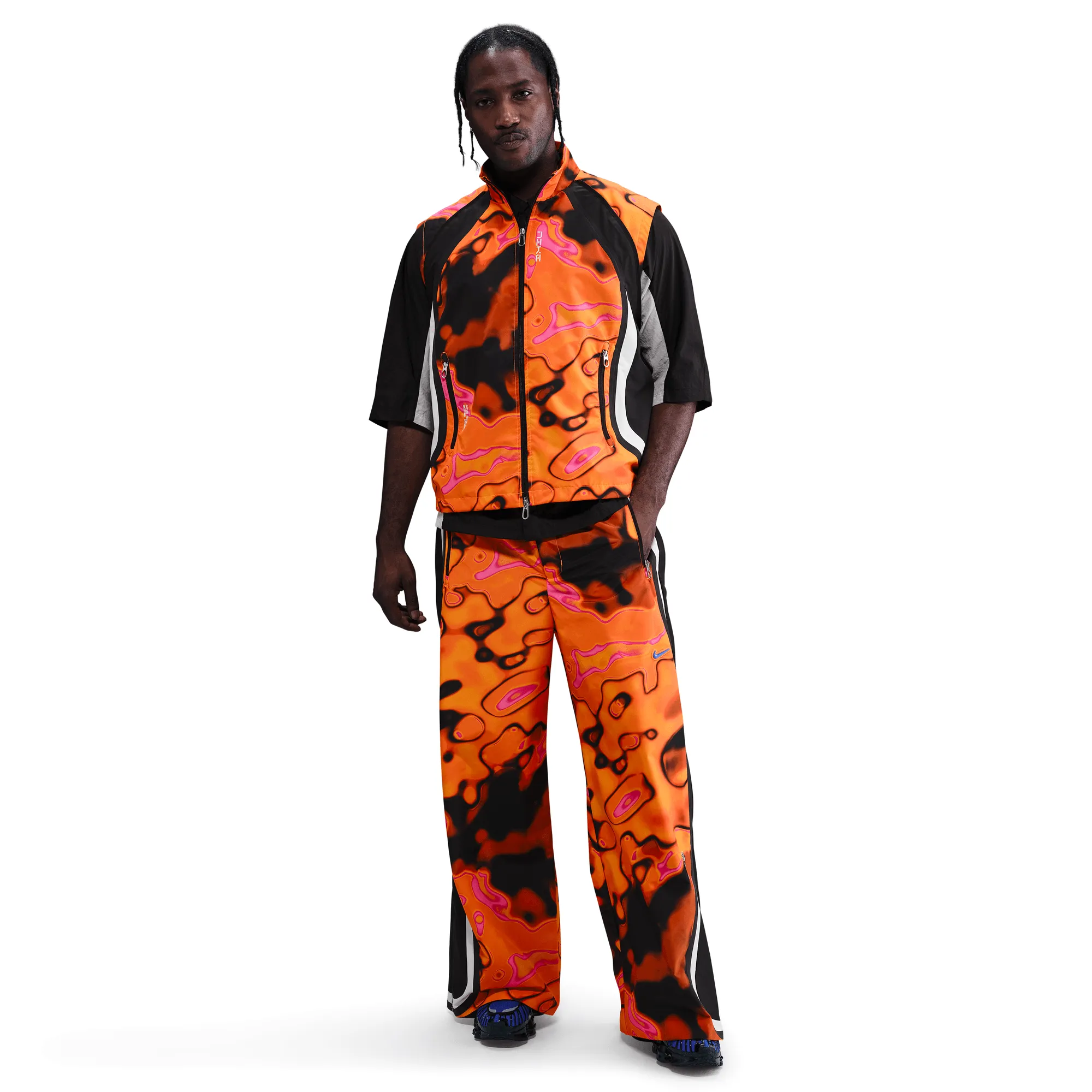PROJECT F.R.O.G STORM-FIT TRACK PANT - TOTAL ORANGE / WHITE sold by Lapstone & Hammer product image thumbnail 2