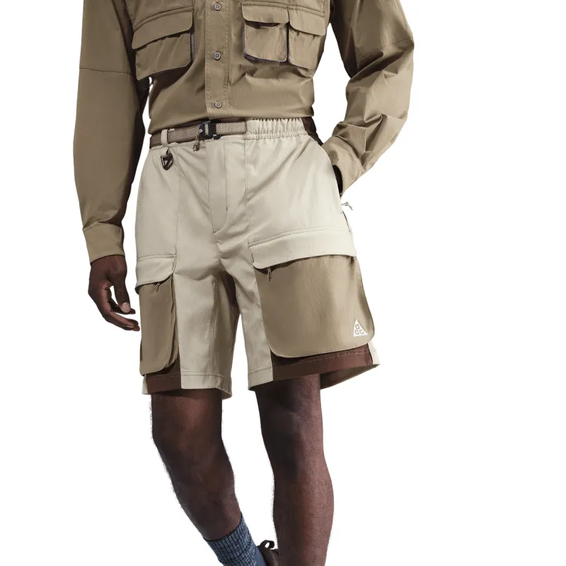 ACG "SMITH SUMMIT" CARGO SHORTS - LIGHT KHAKI / PARACHUTE BEIGE sold by Lapstone & Hammer
