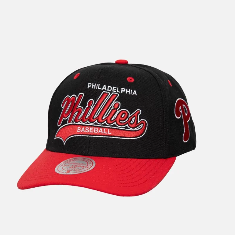 PHILLIES TAILSWEEP 2.0 SNAPBACK - BLACK / RED sold by Lapstone & Hammer