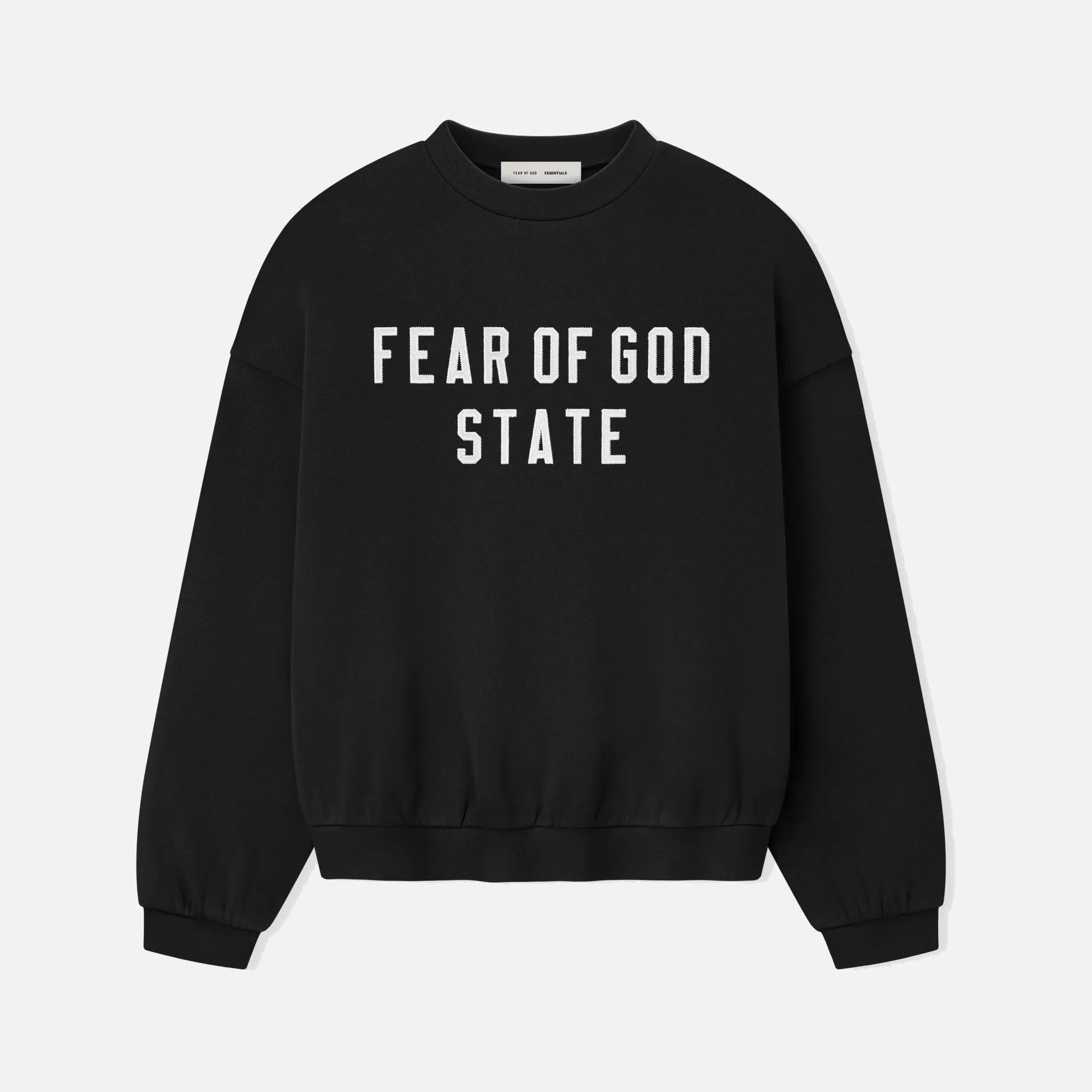 90`S FLEECE CREWNECK - JET BLACK sold by Lapstone & Hammer