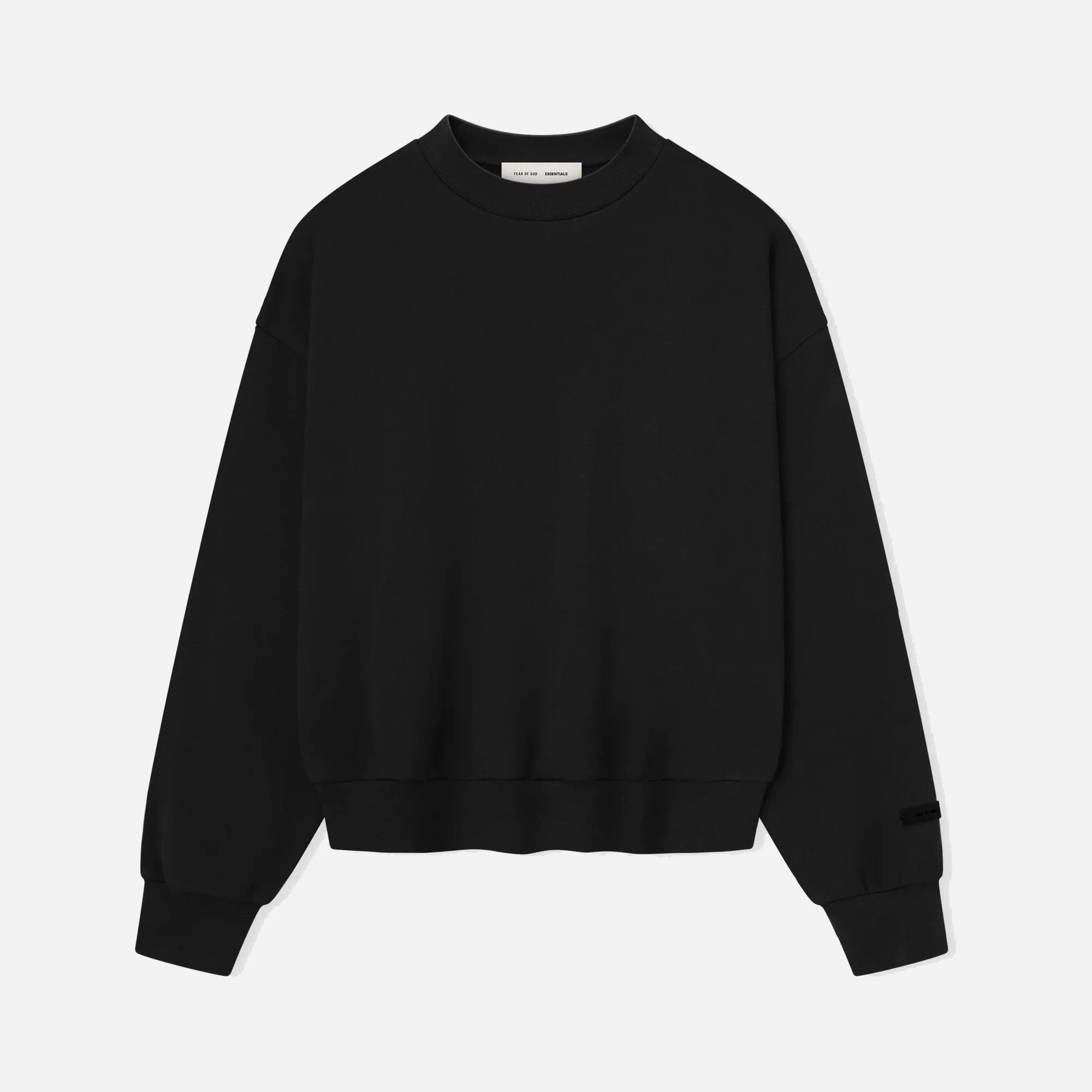 CLASSIC FLEECE CREWNECK - JET BLACK sold by Lapstone & Hammer