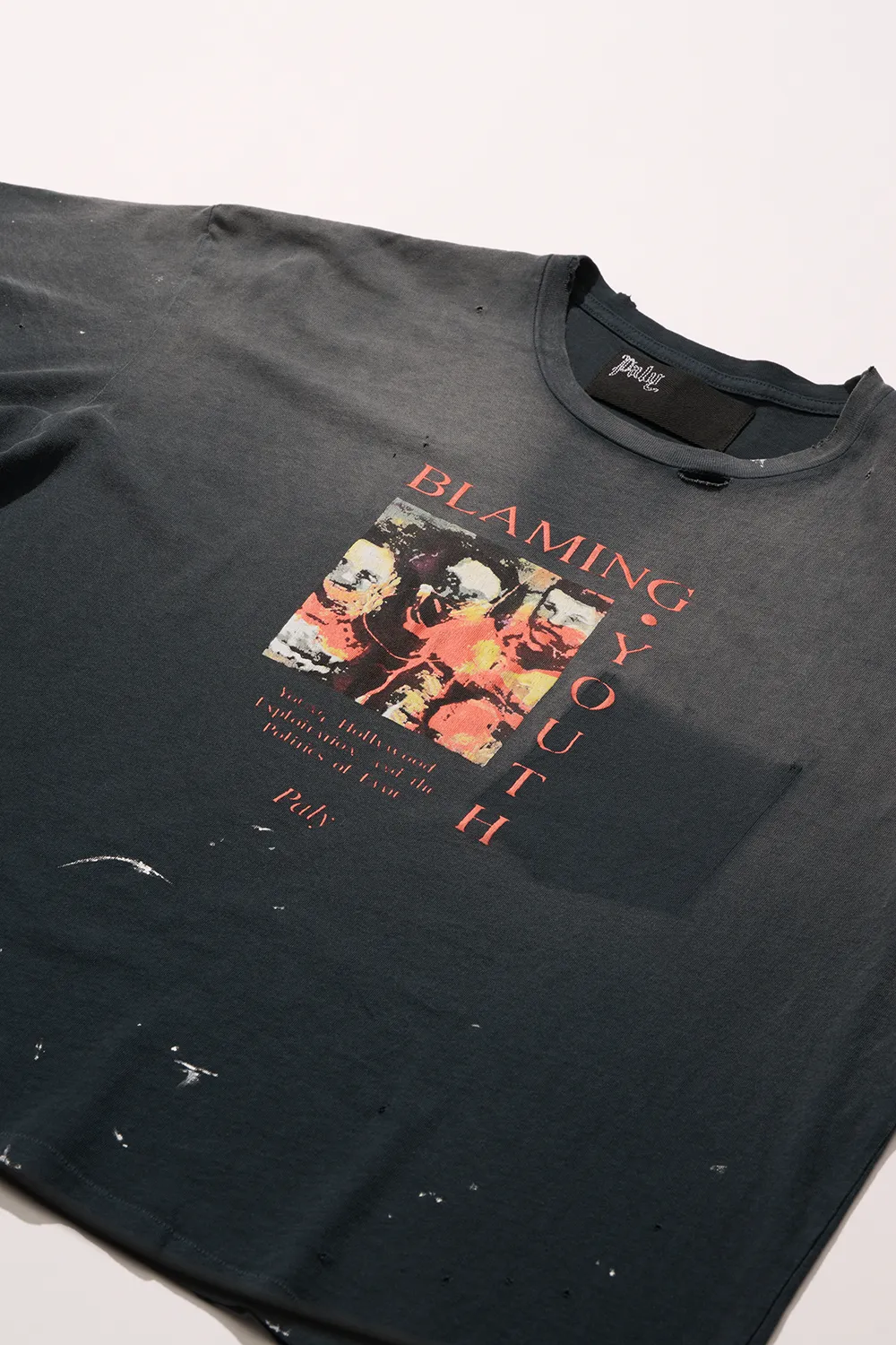 BLAMING YOUTH TEE - BLACK sold by Lapstone & Hammer product image thumbnail 2