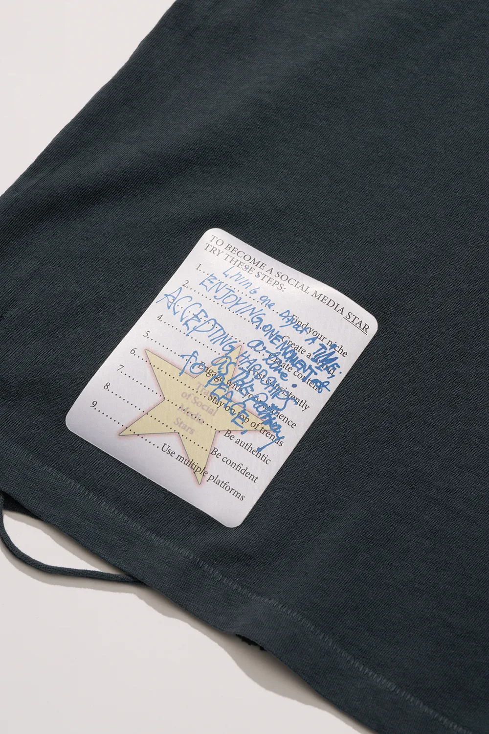 FAME EPIDEMIC TEE - BLACK sold by Lapstone & Hammer product image thumbnail 2