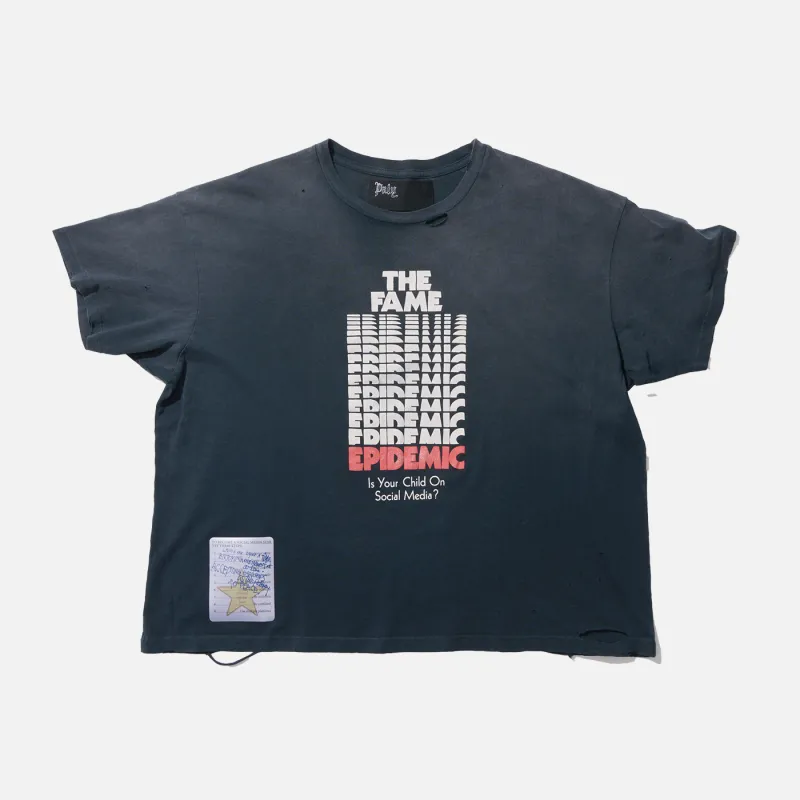 FAME EPIDEMIC TEE - BLACK sold by Lapstone & Hammer