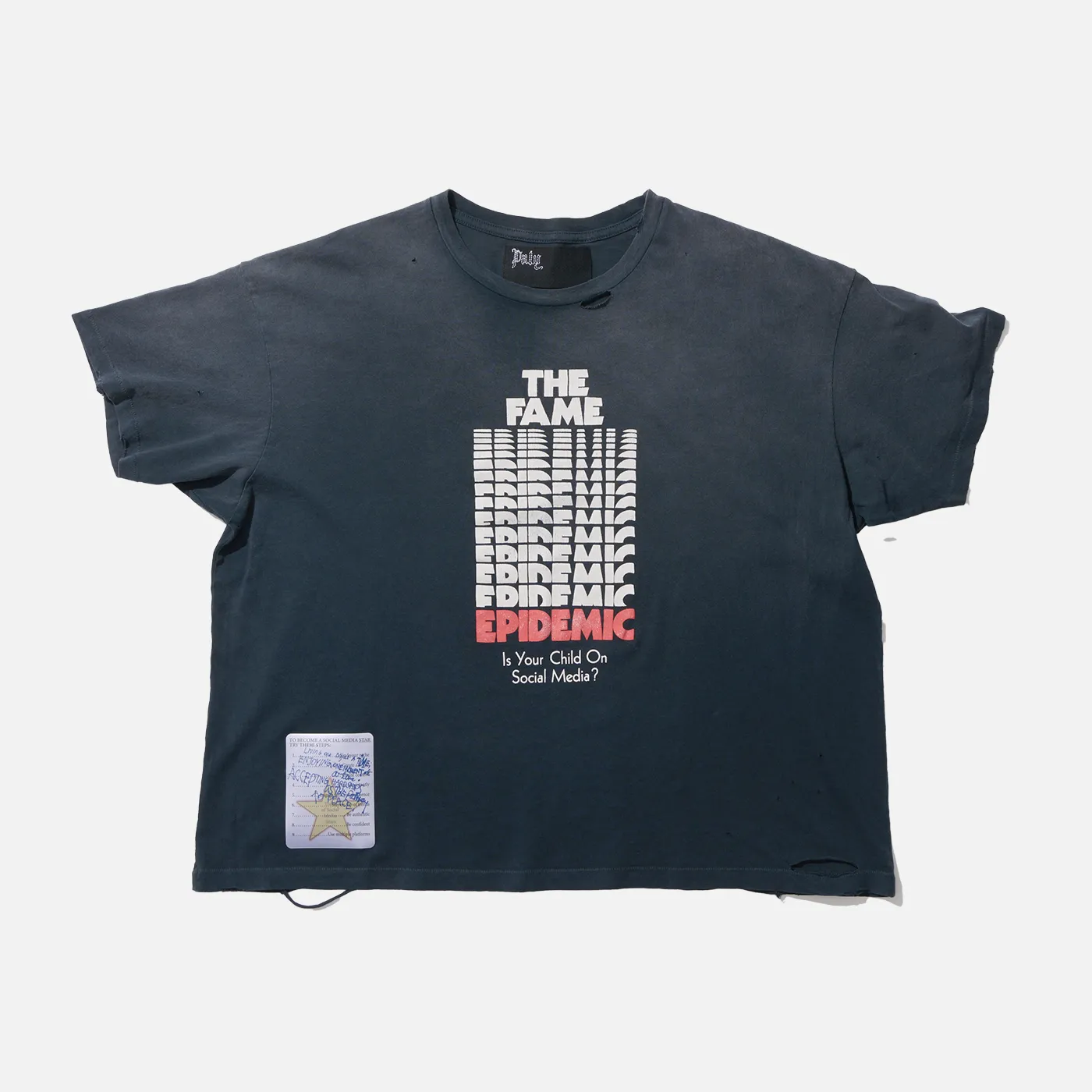 FAME EPIDEMIC TEE - BLACK sold by Lapstone & Hammer