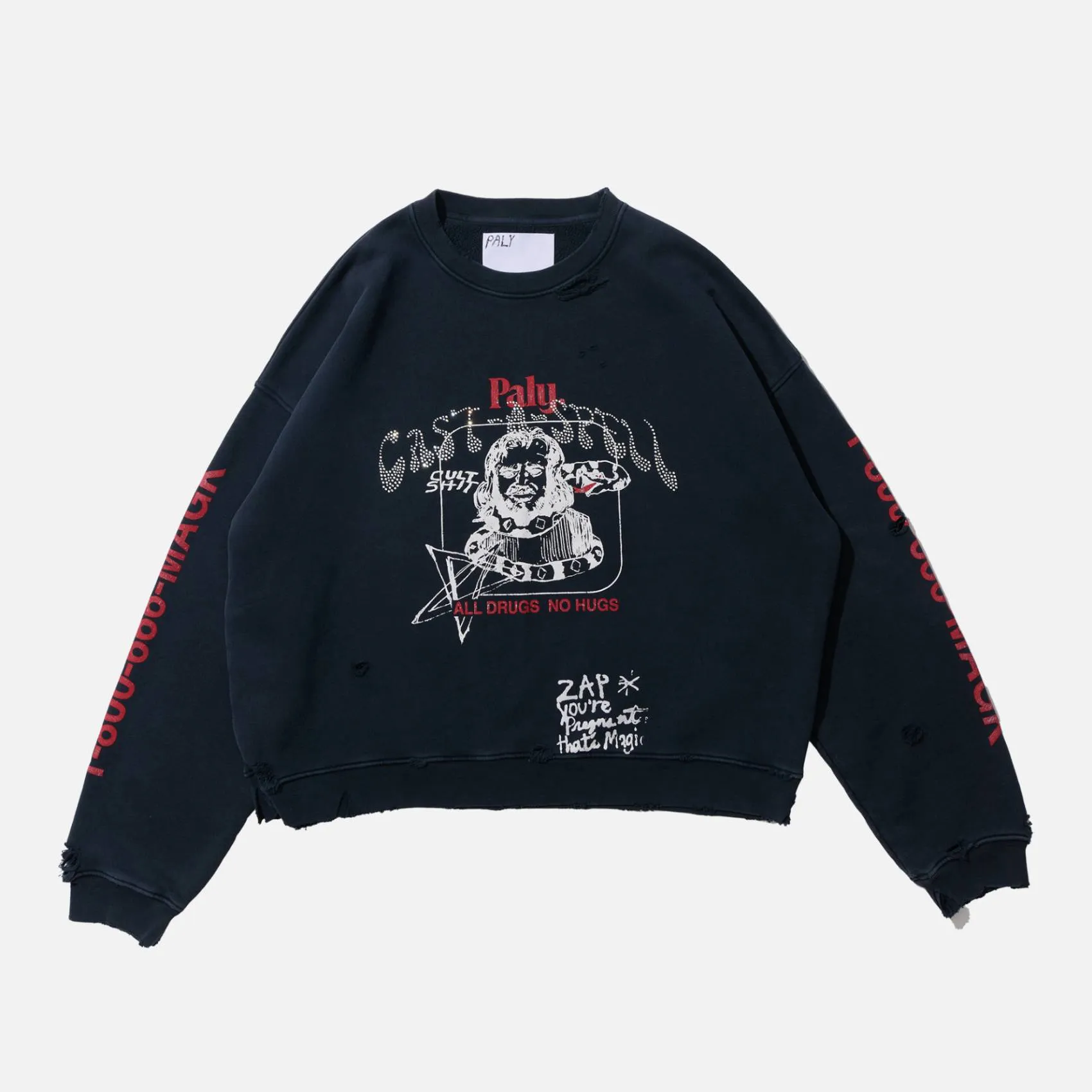 CAST-A-SPELL CREWNECK - BLACK sold by Lapstone & Hammer