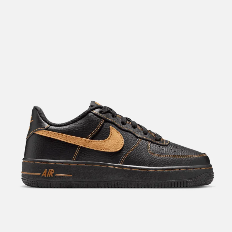 AIR FORCE 1 LV8 5 (GS) - BLACK / DESERT OCHRE sold by Lapstone & Hammer