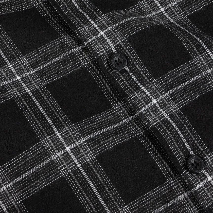 PLAID FLANNEL SHIRT - BLACK sold by Lapstone & Hammer product image thumbnail 3