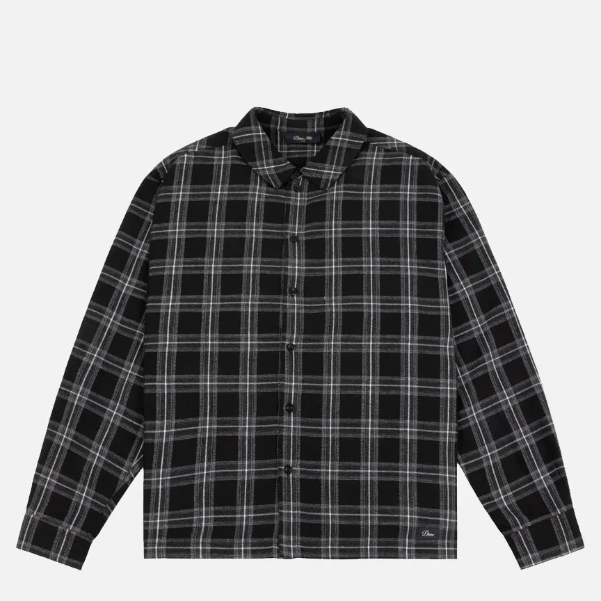 PLAID FLANNEL SHIRT - BLACK sold by Lapstone & Hammer
