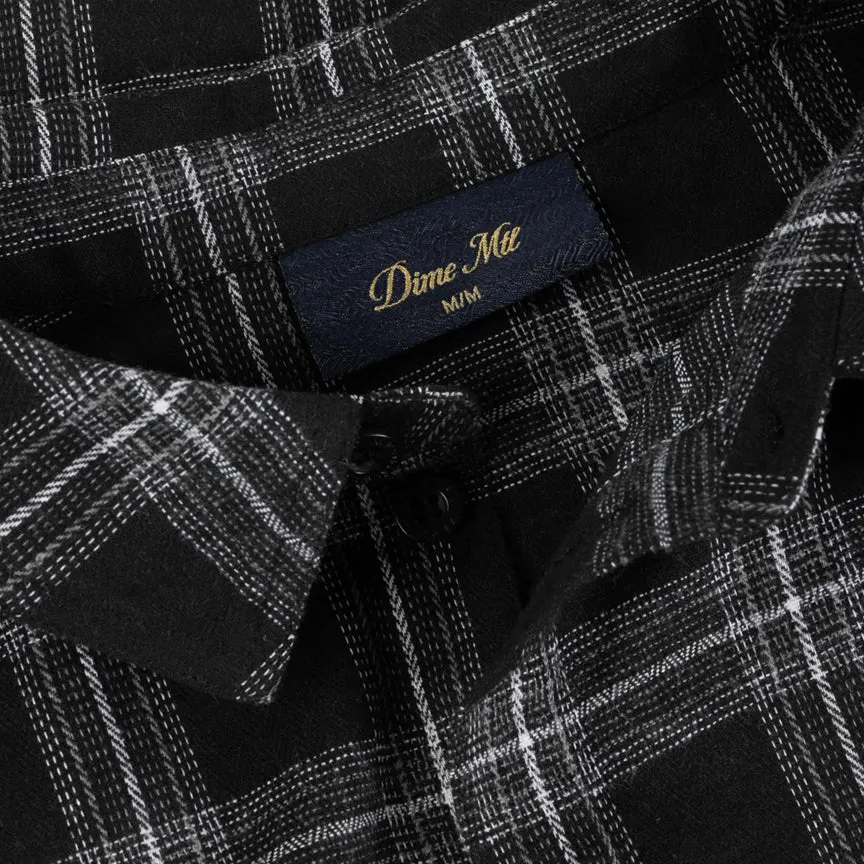 PLAID FLANNEL SHIRT - BLACK sold by Lapstone & Hammer product image thumbnail 5