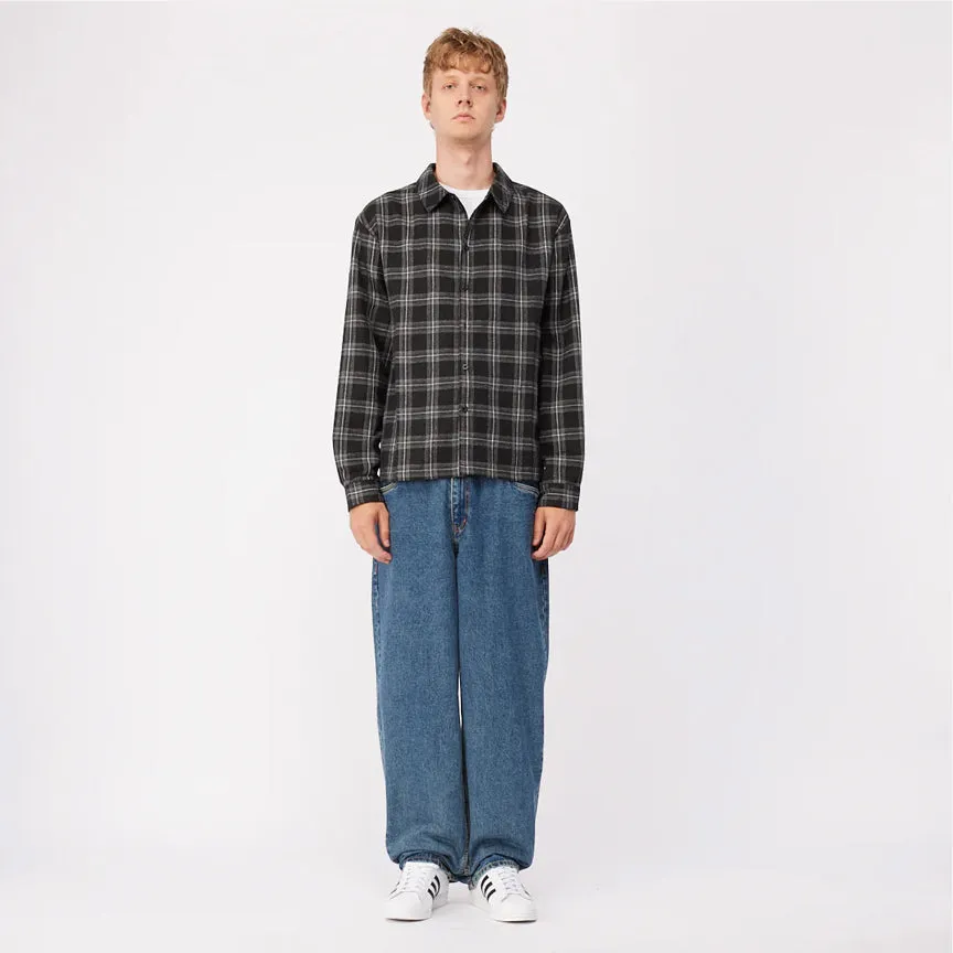 PLAID FLANNEL SHIRT - BLACK sold by Lapstone & Hammer product image thumbnail 2