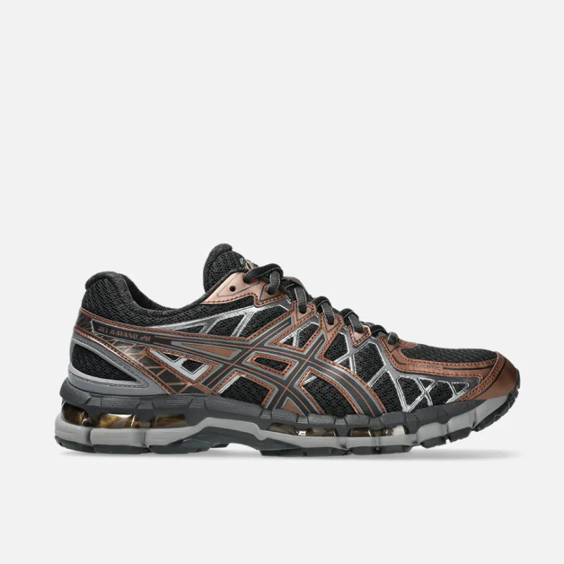 GEL-KAYANO 20 - BLACK / REDDISH BROWN sold by Lapstone & Hammer