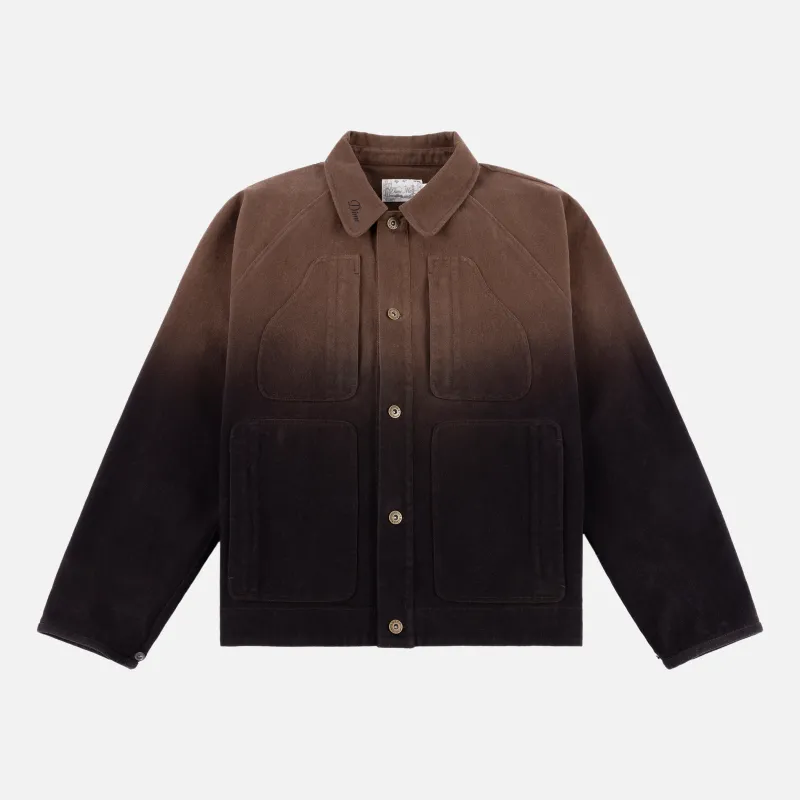 DIPPED CHORE JACKET - BROWN sold by Lapstone & Hammer