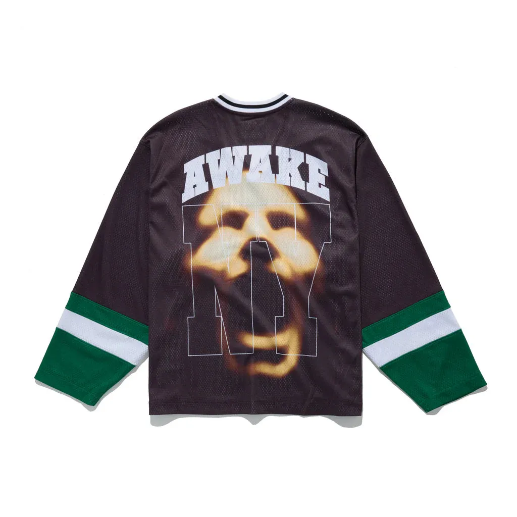 CROWN LOGO HOCKEY JERSEY - BROWN sold by Lapstone & Hammer product image thumbnail 2