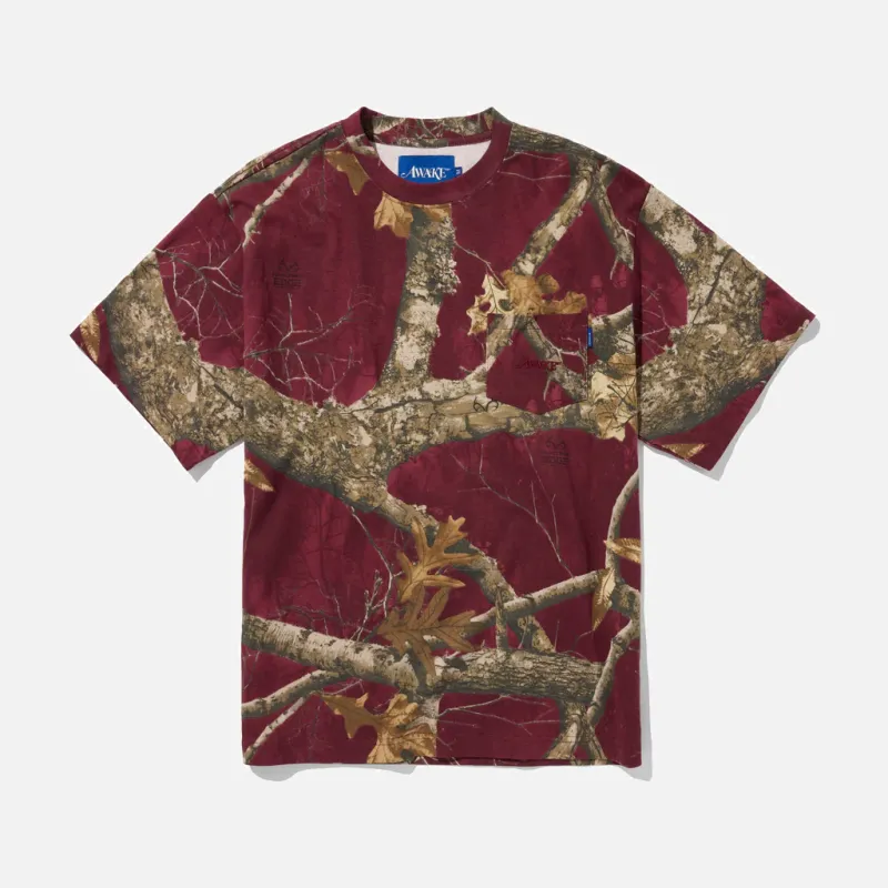 CLASSIC LOGO POCKET TEE - MERLOT sold by Lapstone & Hammer