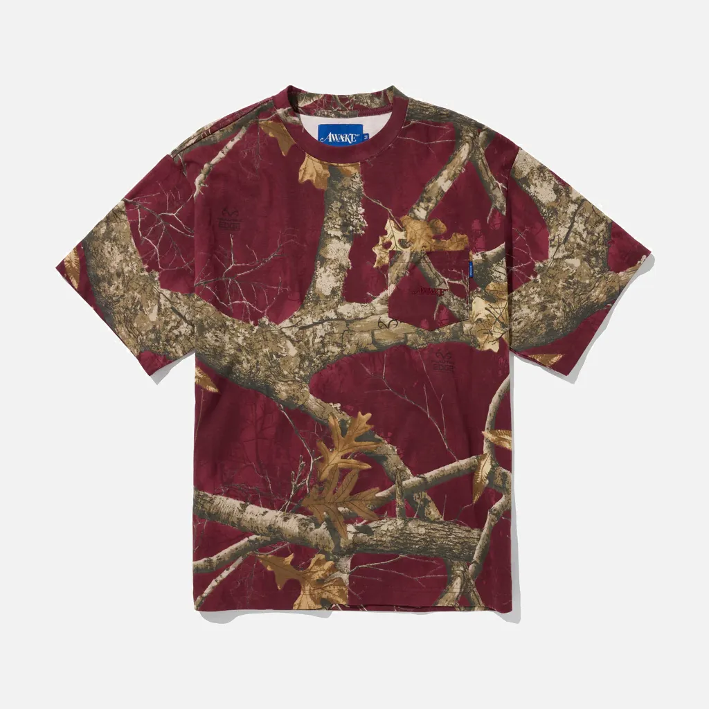 CLASSIC LOGO POCKET TEE - MERLOT sold by Lapstone & Hammer
