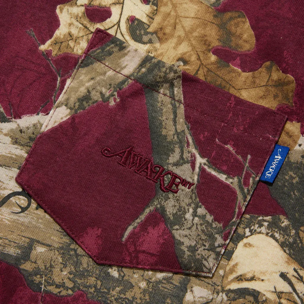 CLASSIC LOGO POCKET TEE - MERLOT sold by Lapstone & Hammer product image thumbnail 2