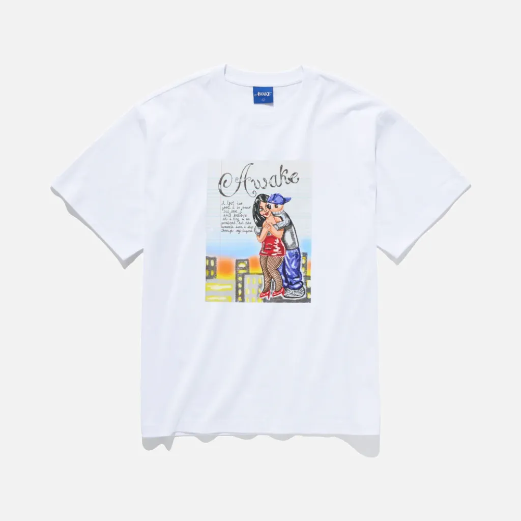 LOVE LETTER TEE - WHITE sold by Lapstone & Hammer