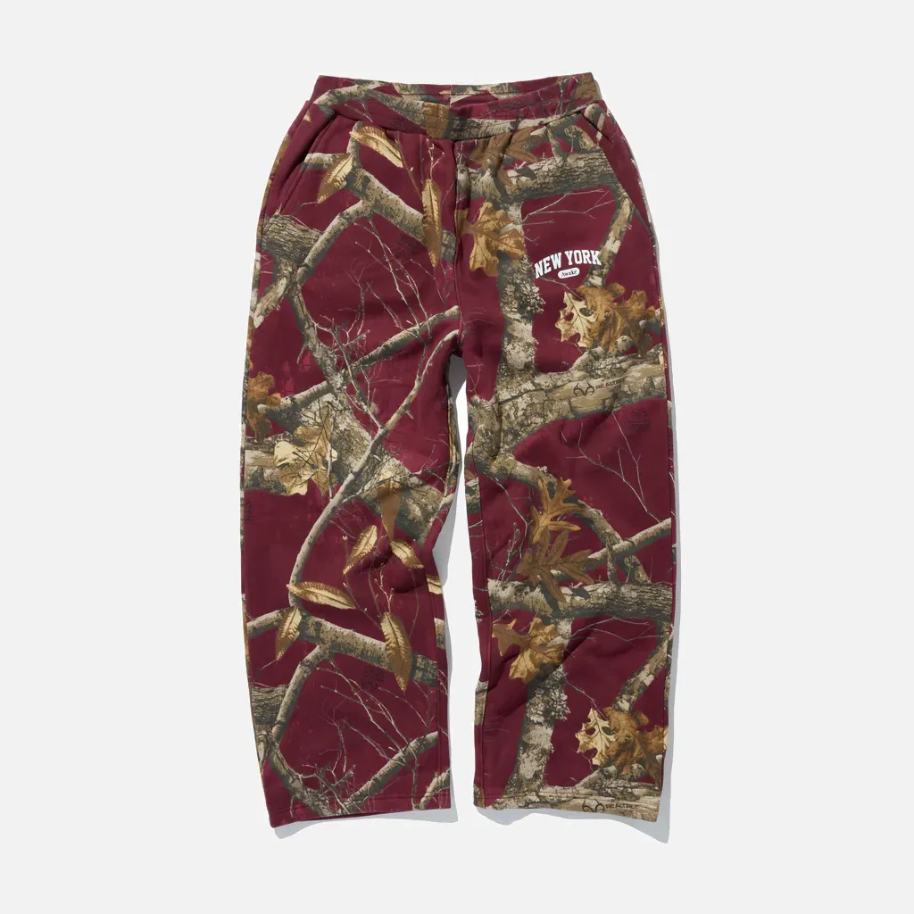 NEW YORK ARCH OPEN HEM SWEATPANT - MERLOT sold by Lapstone & Hammer