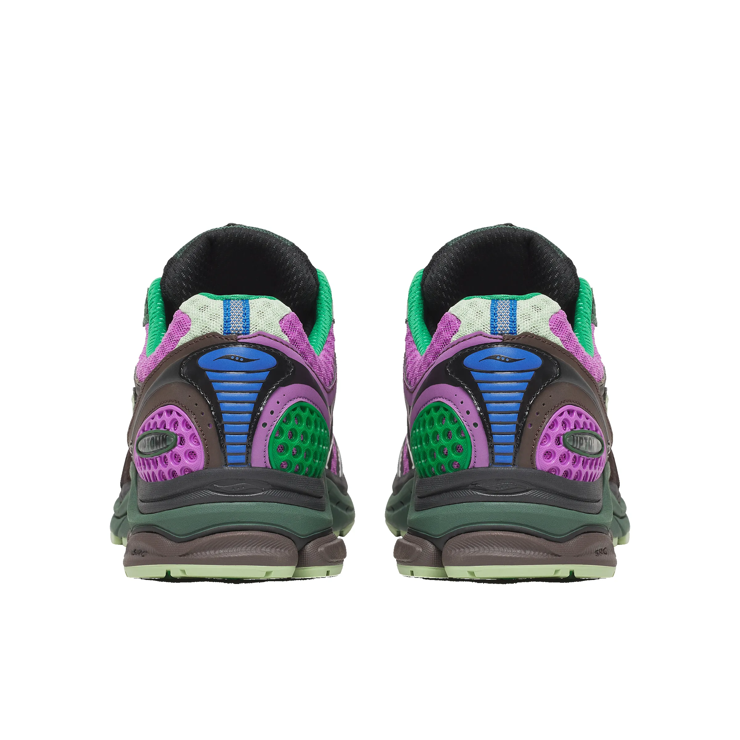 JAE TIPS X SAUCONY PROGRID TRIUMPH 4 "FLOWERS GROW UPTOWN" - PERILLA sold by Lapstone & Hammer product image thumbnail 4