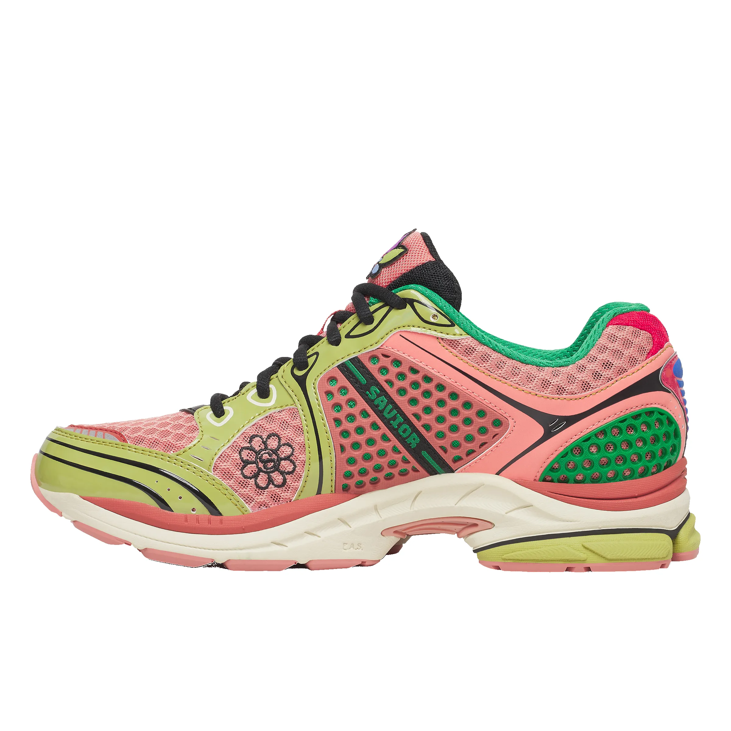 JAE TIPS X SAUCONY PROGRID TRIUMPH 4 "FLOWERS GROW UPTOWN" - VIRGINIA CREEPER sold by Lapstone & Hammer product image thumbnail 3