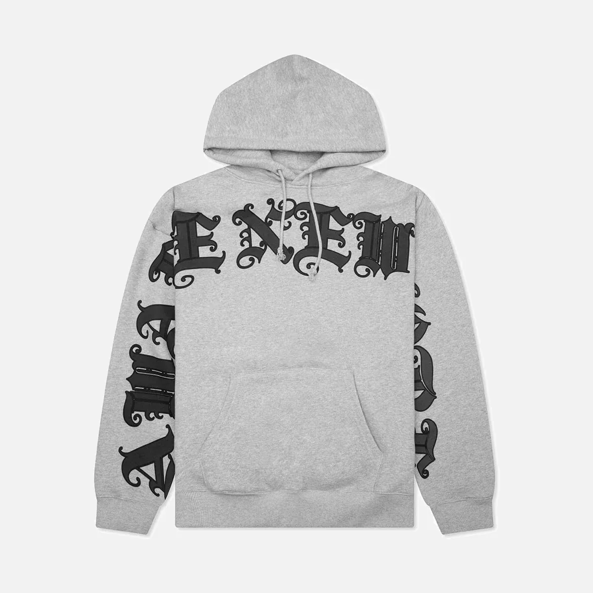 OLD ENGLISH HOODIE - HEATHER GREY sold by Lapstone & Hammer