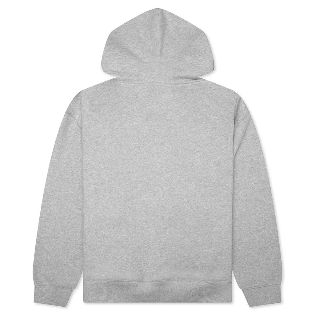 OLD ENGLISH HOODIE - HEATHER GREY sold by Lapstone & Hammer product image thumbnail 2