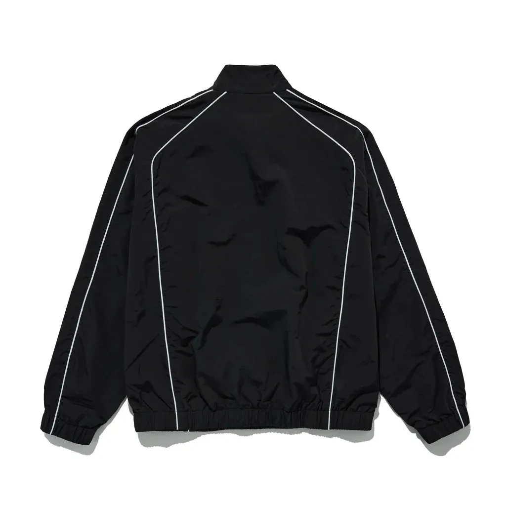 QUARTER ZIP TRACK JACKET - BLACK sold by Lapstone & Hammer product image thumbnail 2