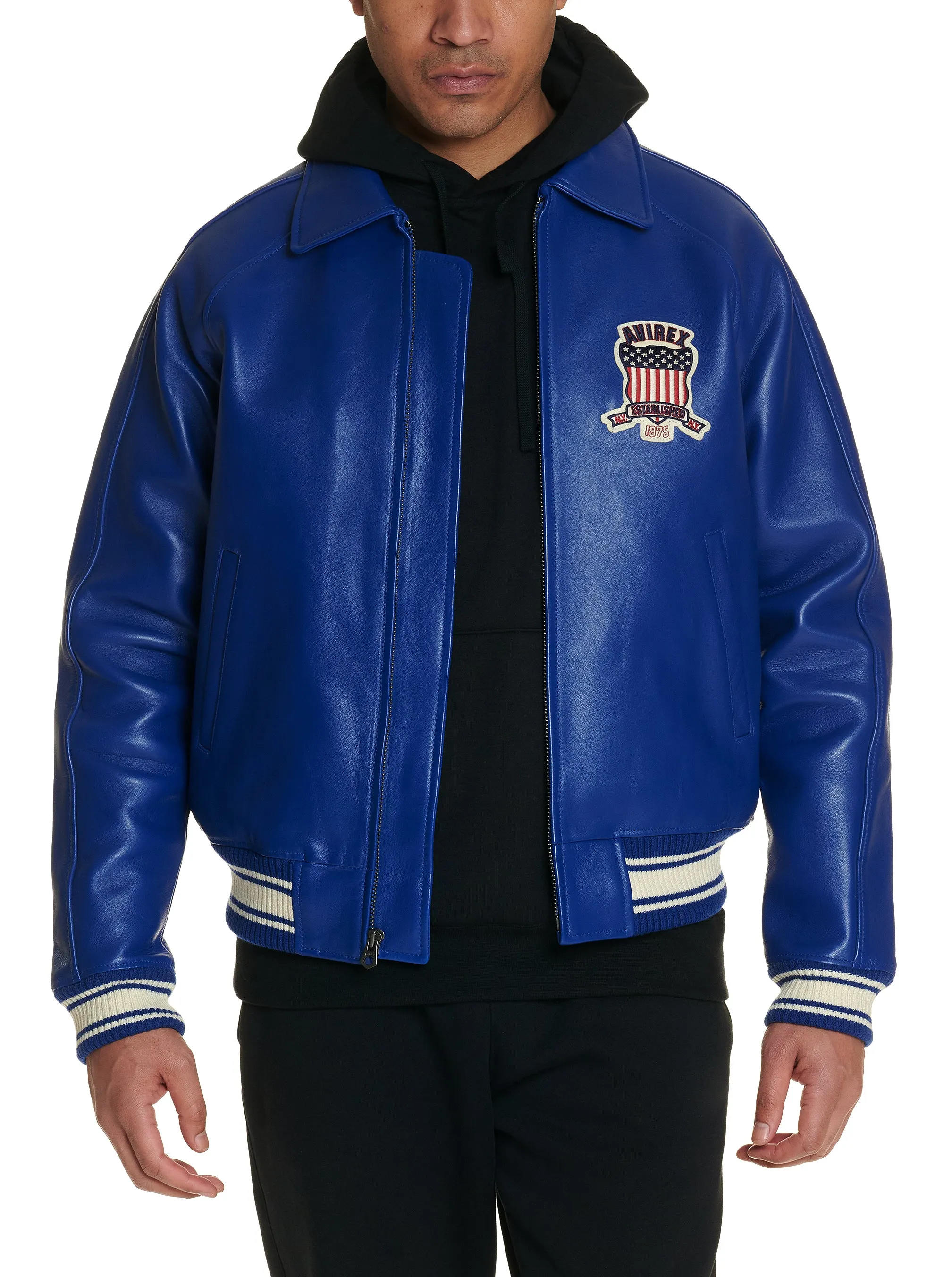 ICON JACKET - MAZARINE BLUE sold by Lapstone & Hammer product image thumbnail 3