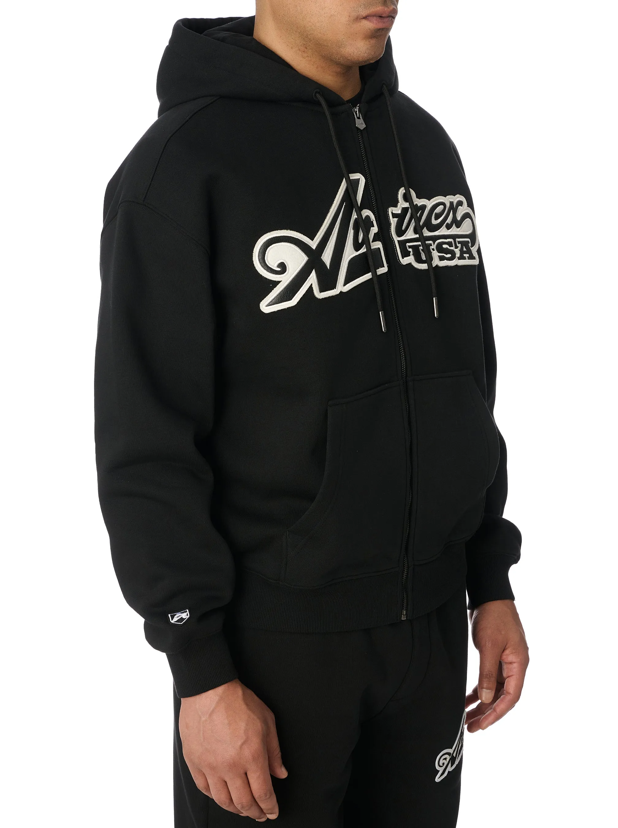 SCRIPT HOODIE - BLACK sold by Lapstone & Hammer product image thumbnail 5