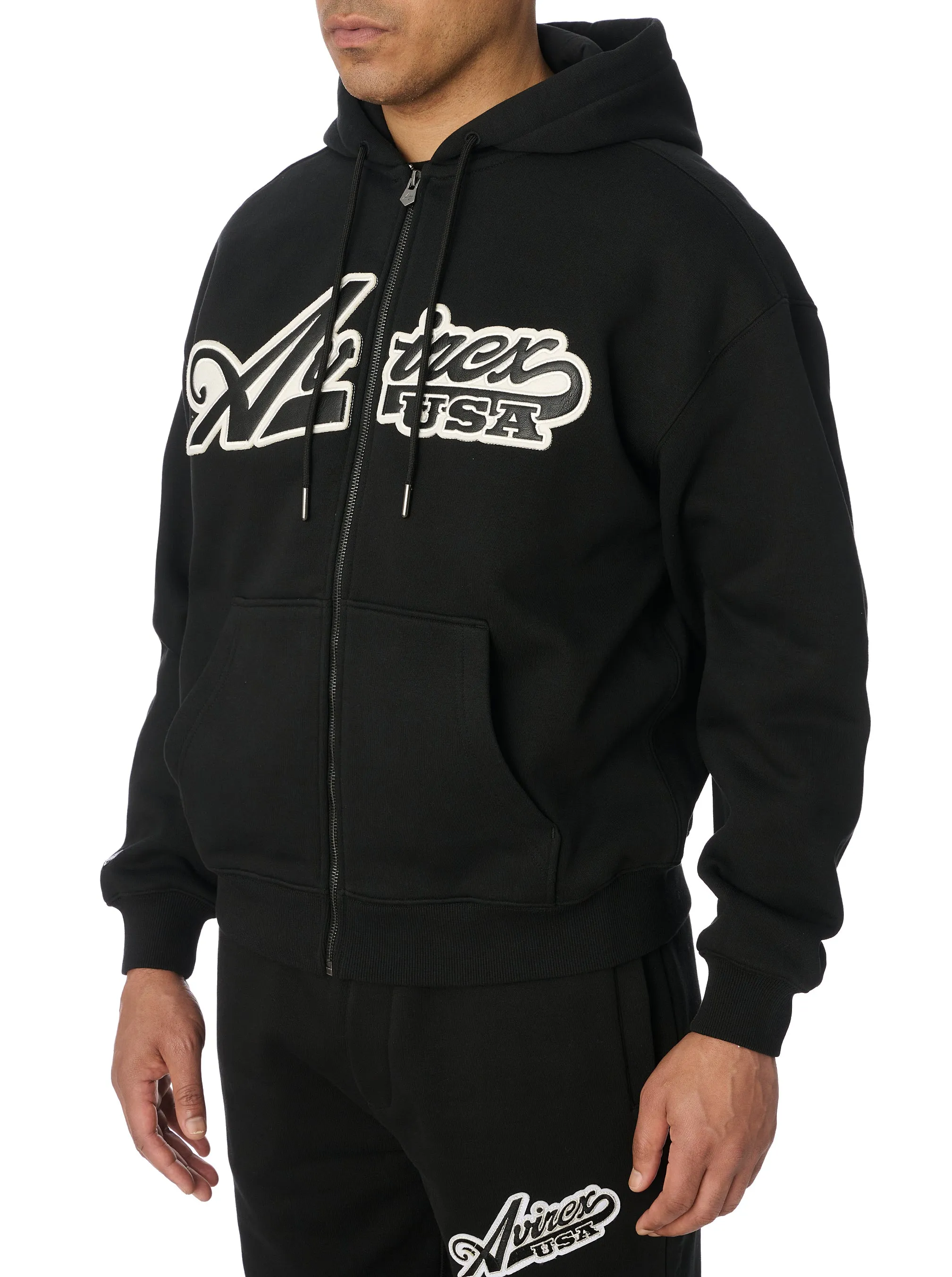 SCRIPT HOODIE - BLACK sold by Lapstone & Hammer product image thumbnail 3
