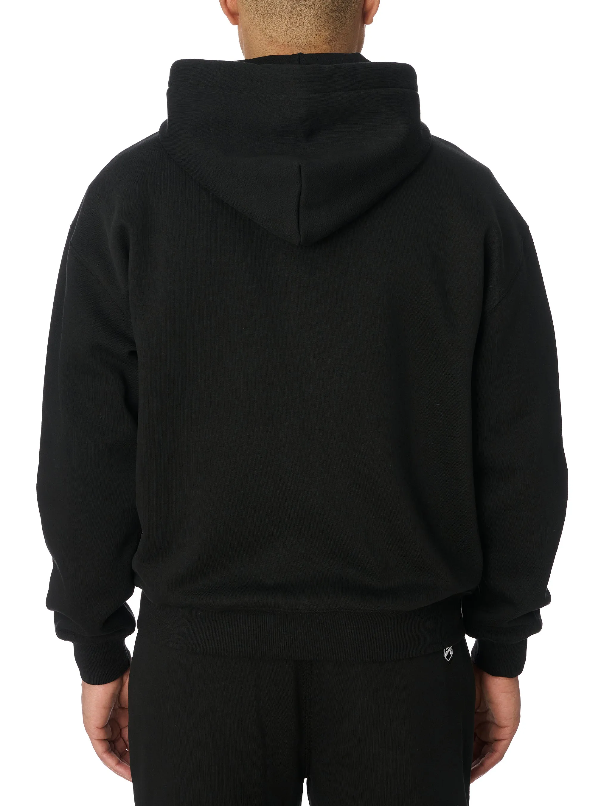 SCRIPT HOODIE - BLACK sold by Lapstone & Hammer product image thumbnail 4