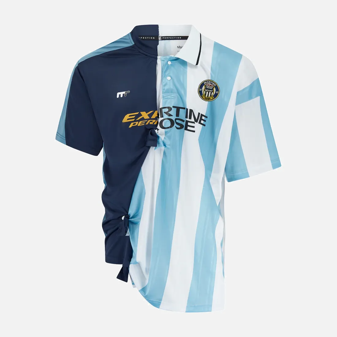 COLLAGE FOOTBALL TOP - BLUE STRIPE sold by Lapstone & Hammer