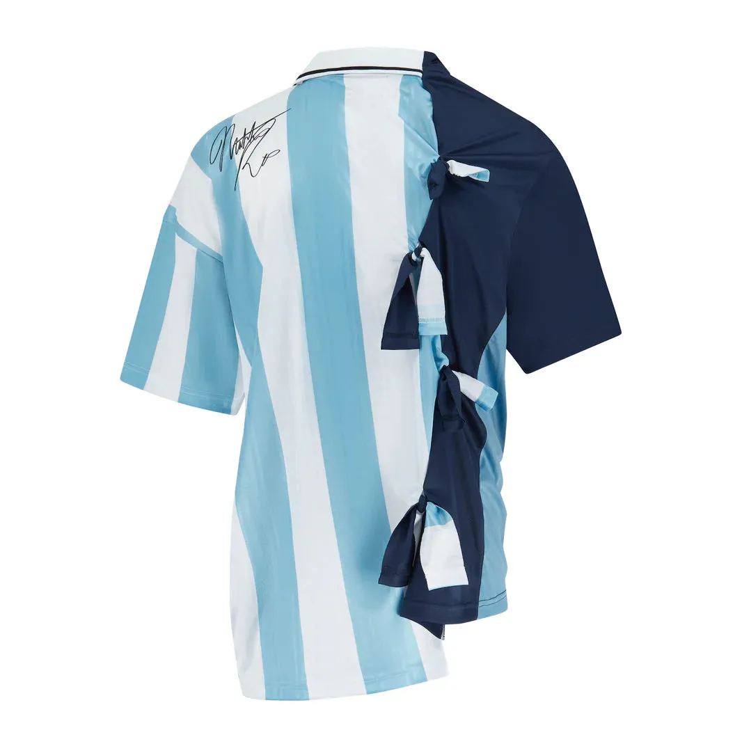 COLLAGE FOOTBALL TOP - BLUE STRIPE sold by Lapstone & Hammer product image thumbnail 2