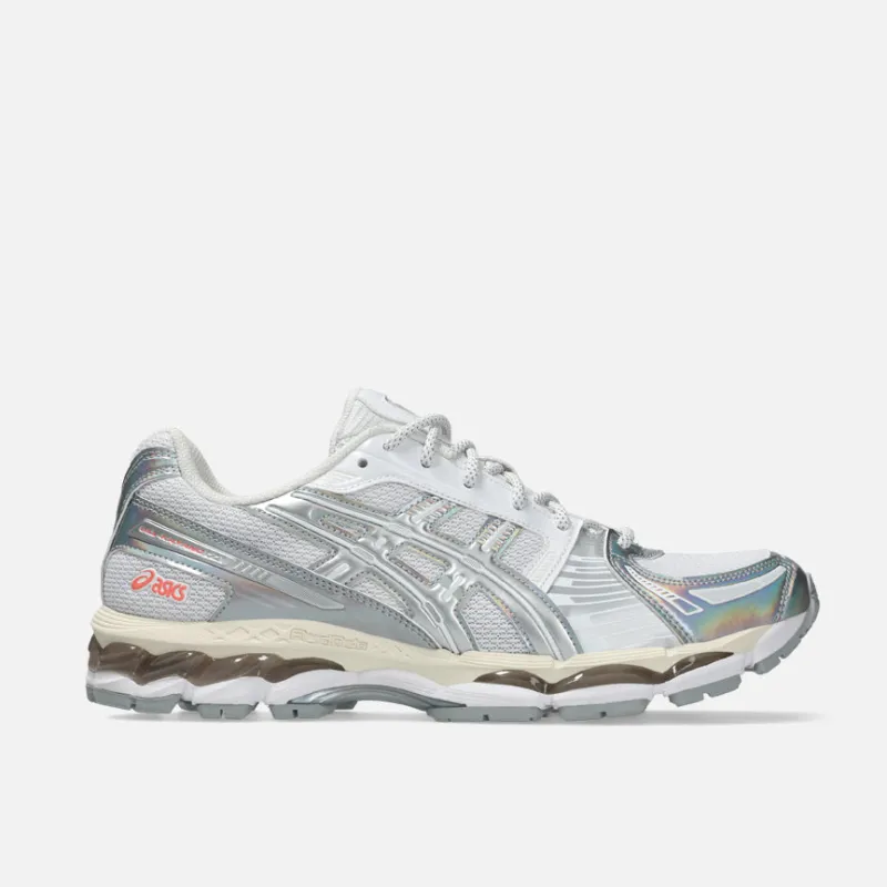 GEL-KAYANO 12.1 - WHITE / PURE SILVER "IRRIDECENT" sold by Lapstone & Hammer