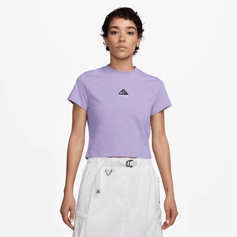 WMNS ACG DRI-FIT CROPPED TEE - HYDRANGEAS / THUNDER BLUE sold by Lapstone & Hammer
