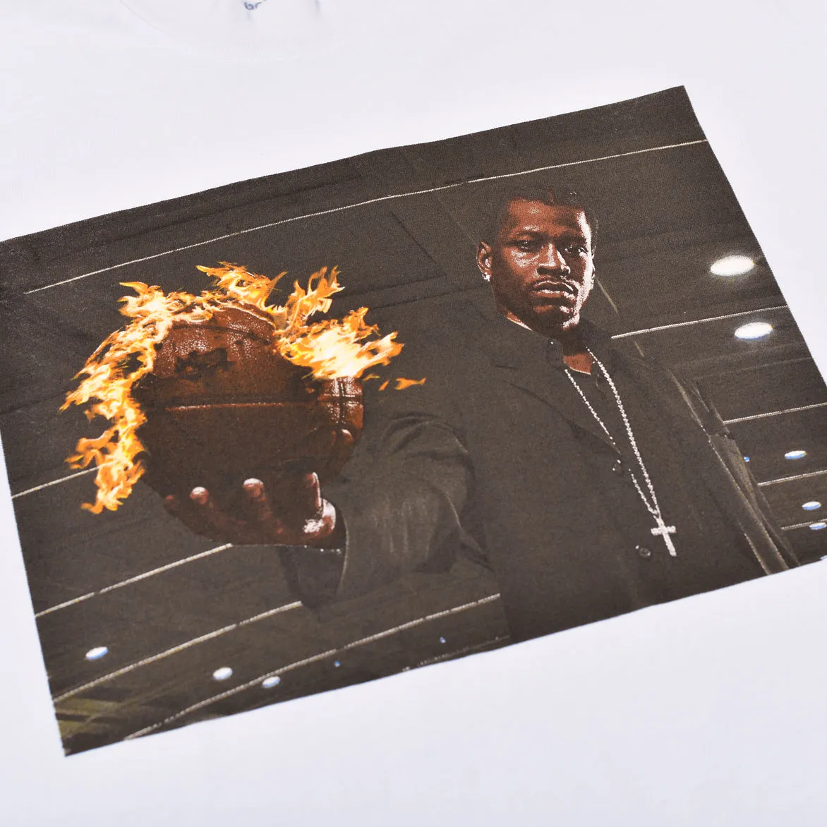 ALLEN IVERSON "FIREBALL" TEE - WHITE sold by Lapstone & Hammer product image thumbnail 4