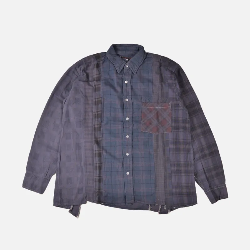 FLANNEL SHIRT -> 7 CUTS SHIRT / OVER DYE - SMALL sold by Lapstone & Hammer