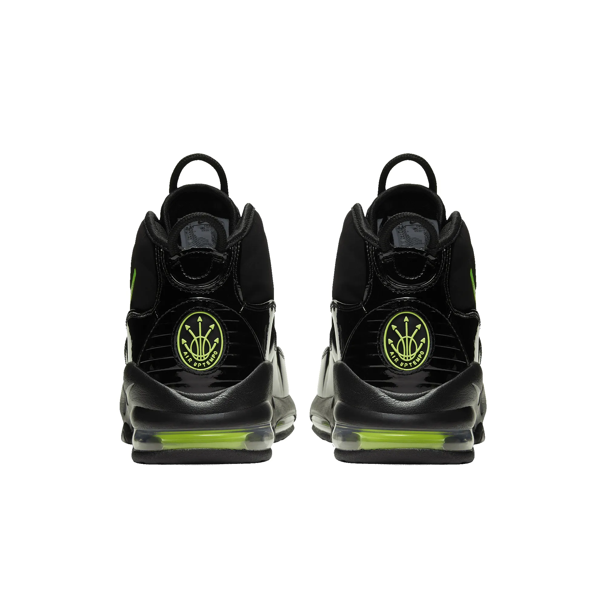 AIR MAX UPTEMPO `95 "BLACK / VOLT" sold by Lapstone & Hammer product image thumbnail 4