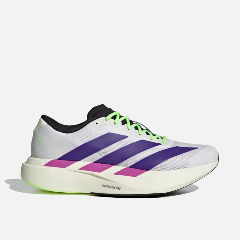 ADIZERO EVO SL - CLOUD WHITE / COLLEGIATE PURPLE sold by Lapstone & Hammer