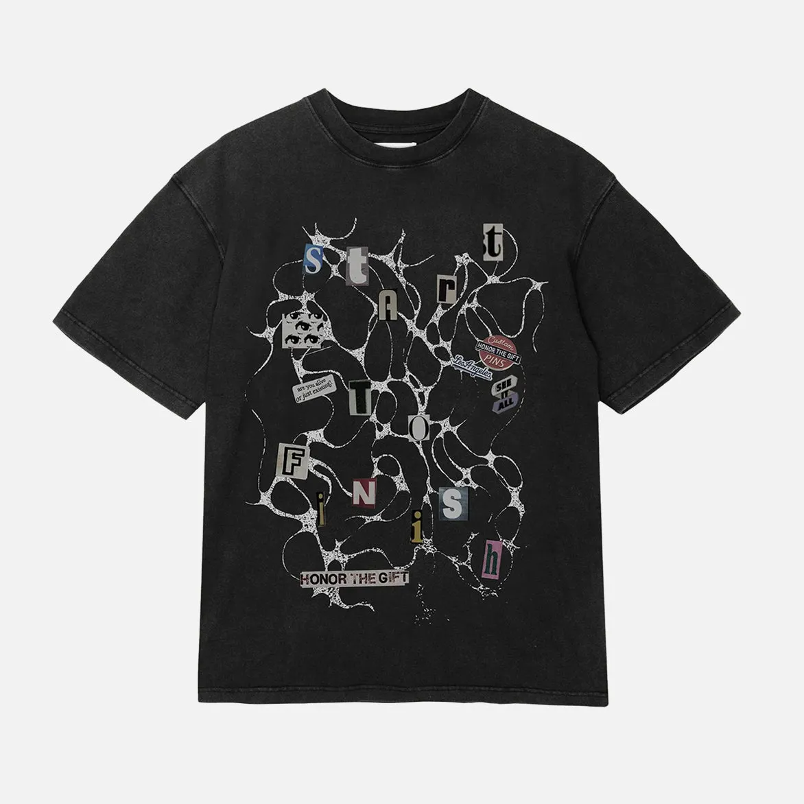 START TO FINISH TEE - BLACK sold by Lapstone & Hammer