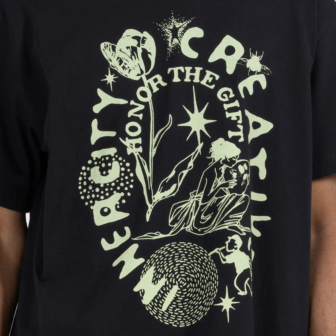 INNER CITY CREATIVE TEE - BLACK sold by Lapstone & Hammer product image thumbnail 3