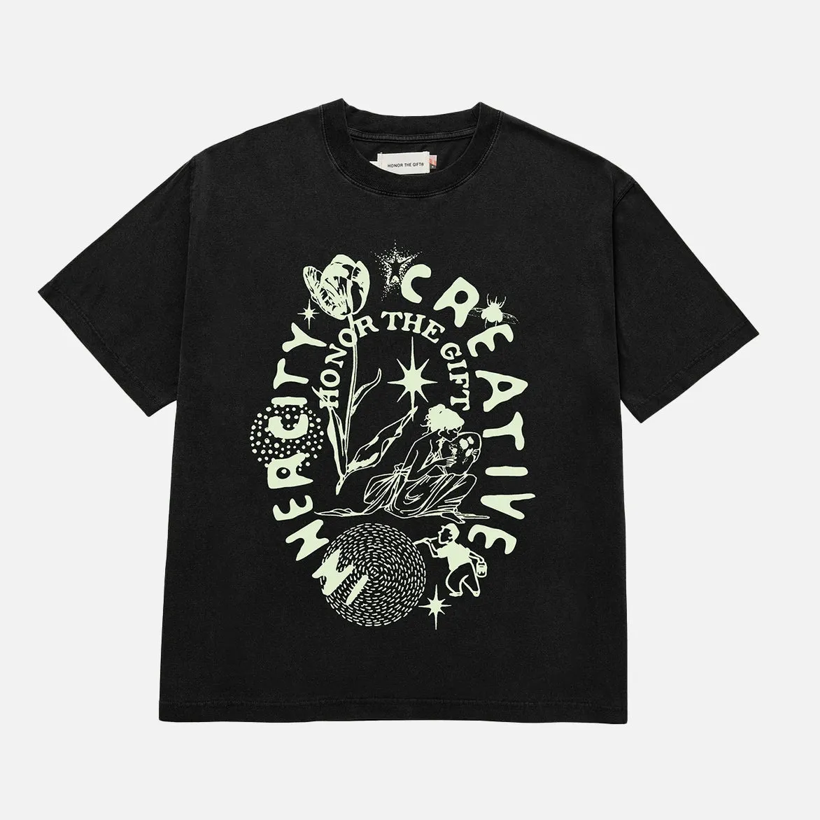 INNER CITY CREATIVE TEE - BLACK sold by Lapstone & Hammer