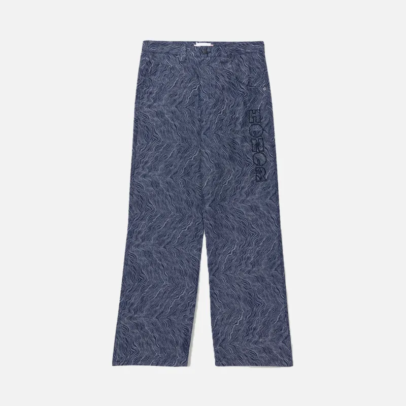INDIGO WIDE LEG PANTS - INDIGO sold by Lapstone & Hammer