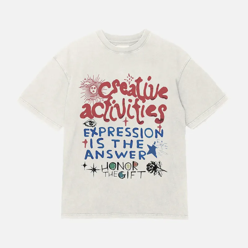 CREATIVE ACTIVITIES TEE - BONE sold by Lapstone & Hammer